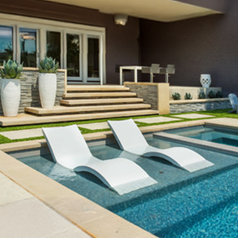 Fiber Chaise lounge 2 (MR)